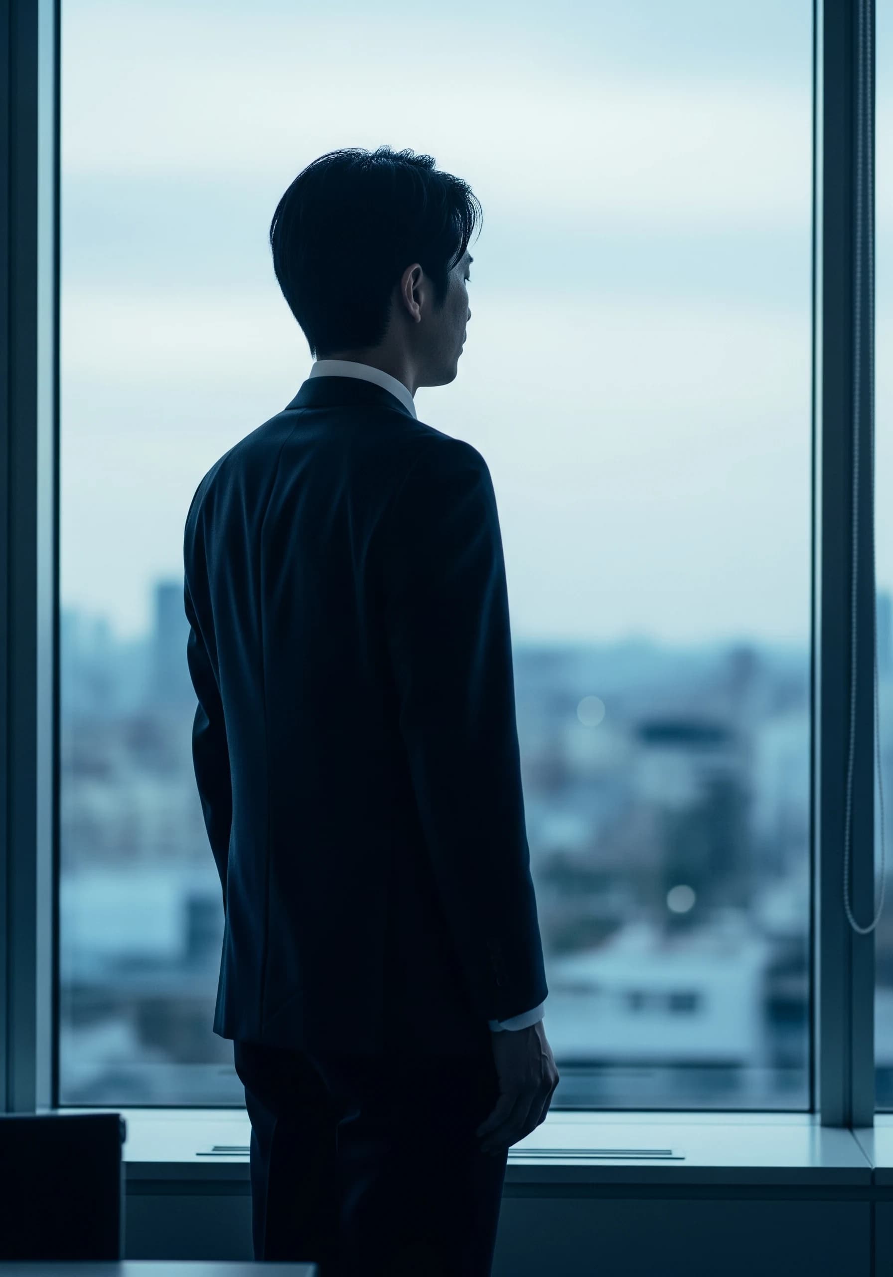 窓辺に立つ代表 坂本 勇希